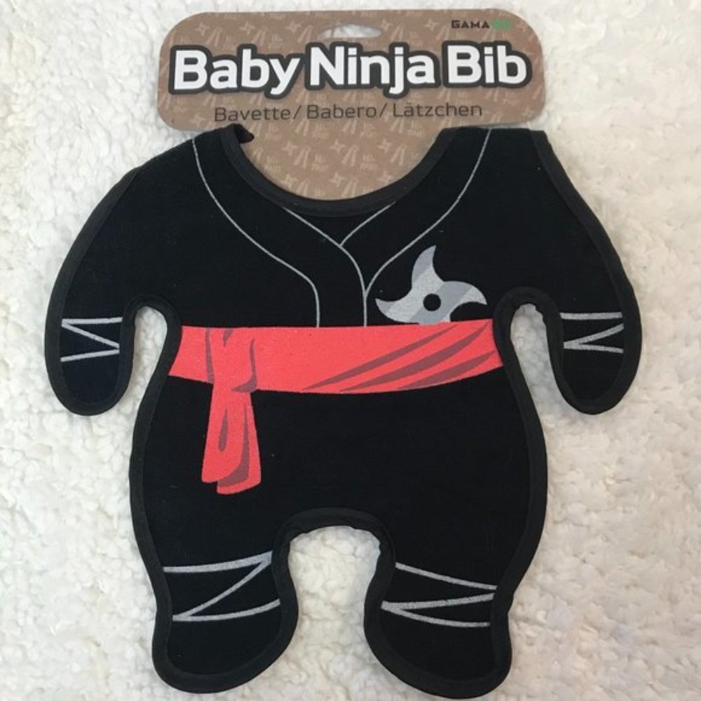 Gamago Baby Ninja Themed Bib